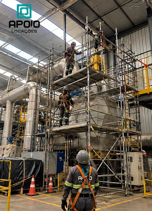 Montagem e desmontagem de andaimes industriais Serra ES