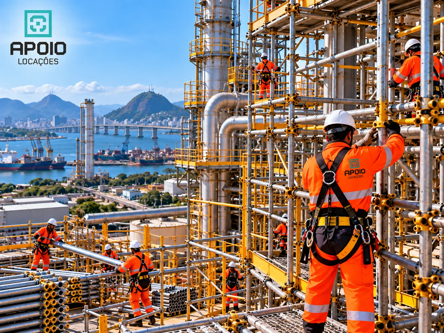 Montagem e desmontagem de andaimes industriais Vitória ES