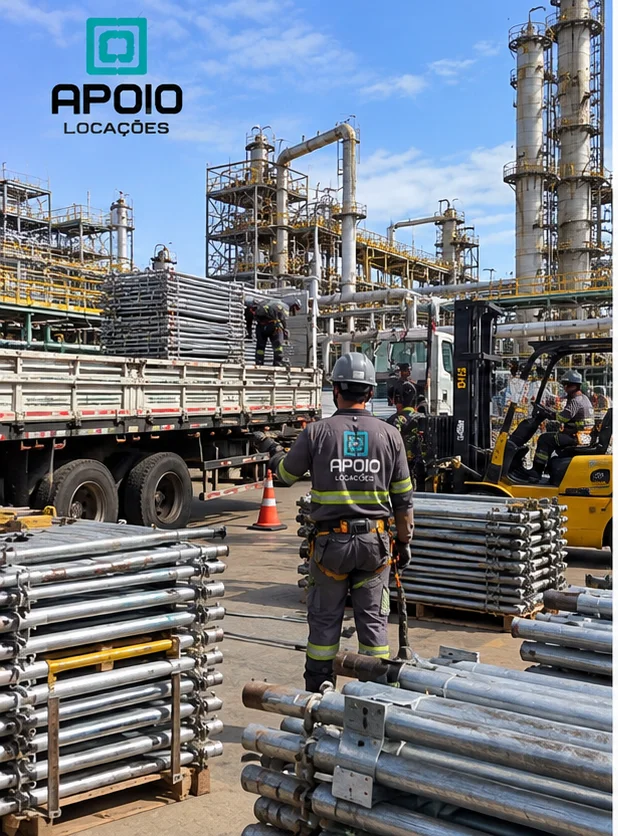 Montagem e desmontagem de andaimes industriais Vitória ES