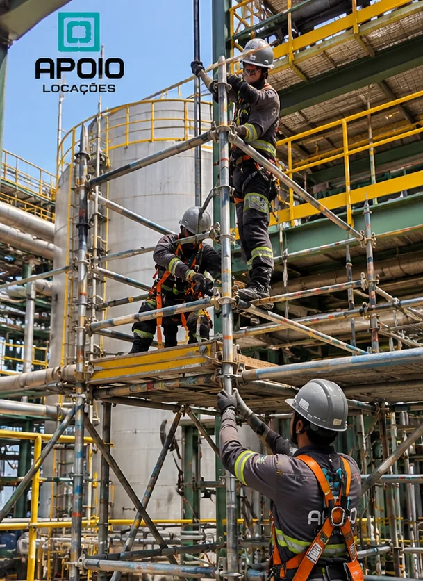 Montagem e desmontagem de andaimes industriais Vitória ES