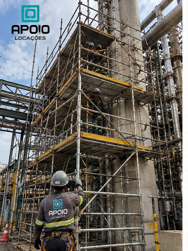 Montagem e desmontagem de andaimes industriais Vitória ES