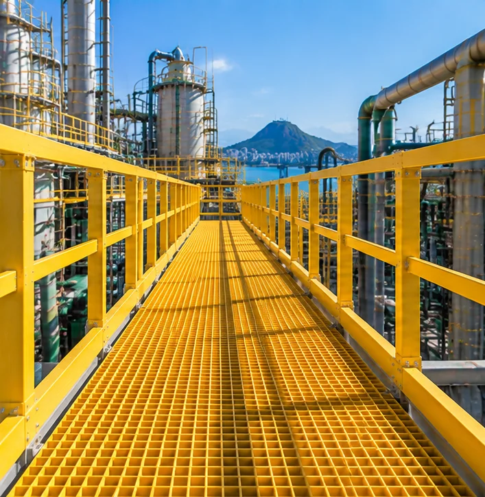 Passarela em PRFV industrial