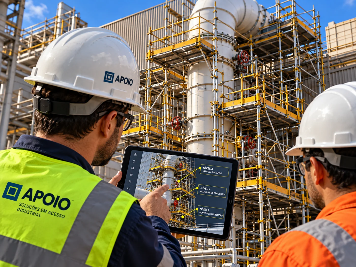Projeto de acesso para manutenção industrial
