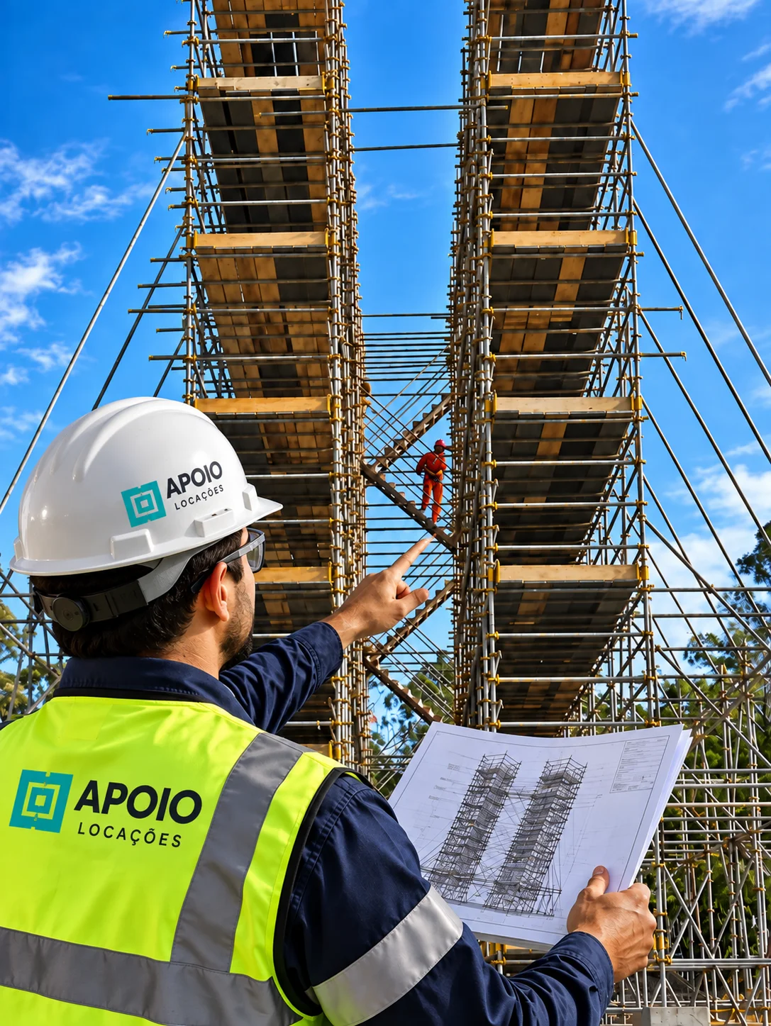 Projeto de acesso para trabalhos em altura